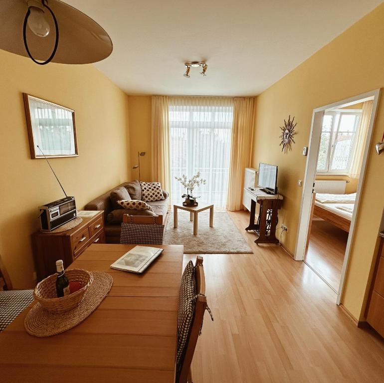 Posezení v ubytování Ferienwohnung Ammersee