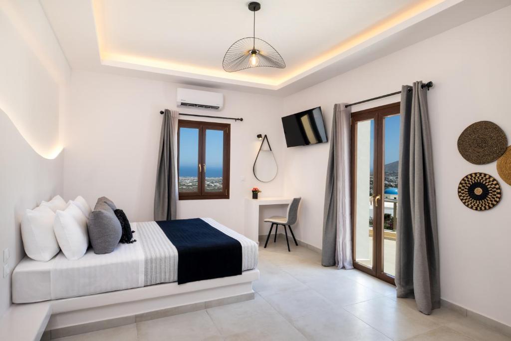 TV o dispositivi per l'intrattenimento presso Santorinn Suites Fira