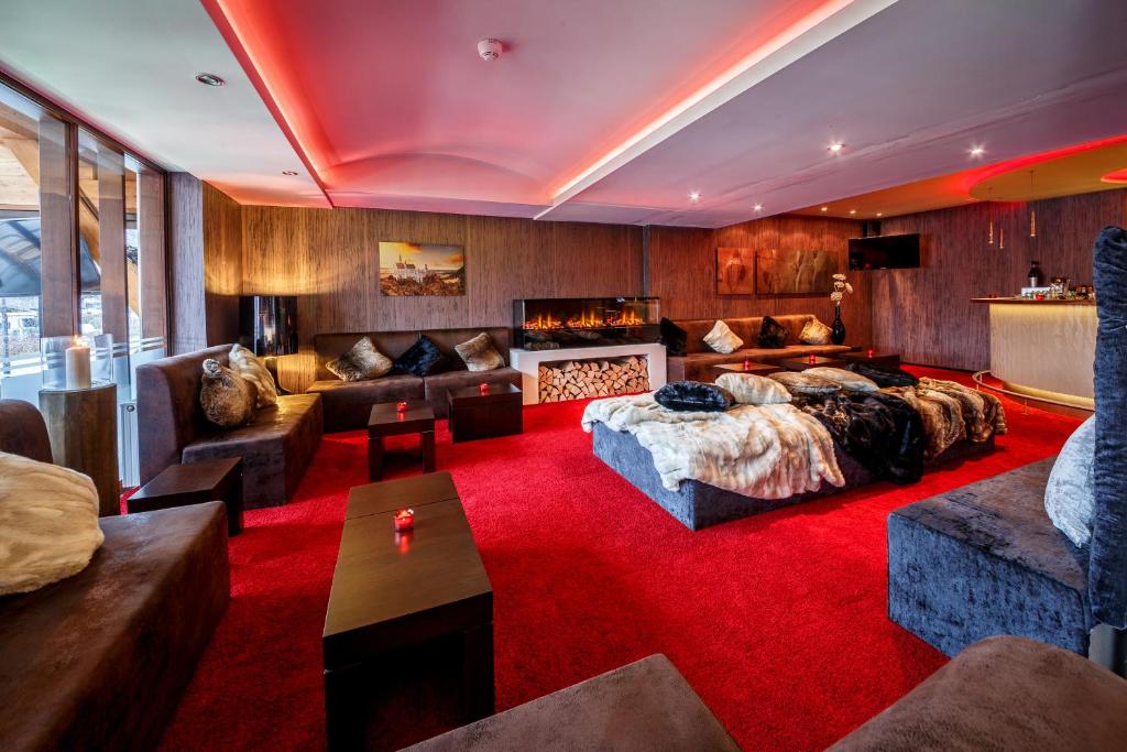 Posezení v ubytování Hotel am Hopfensee
