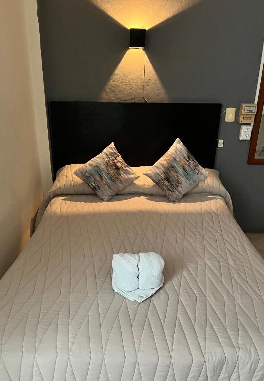 Postel nebo postele na pokoji v ubytování Hotel Las Brisas