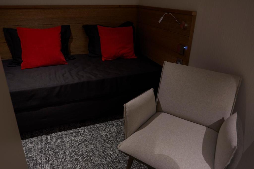 Posezení v ubytování Hotel La Caleche