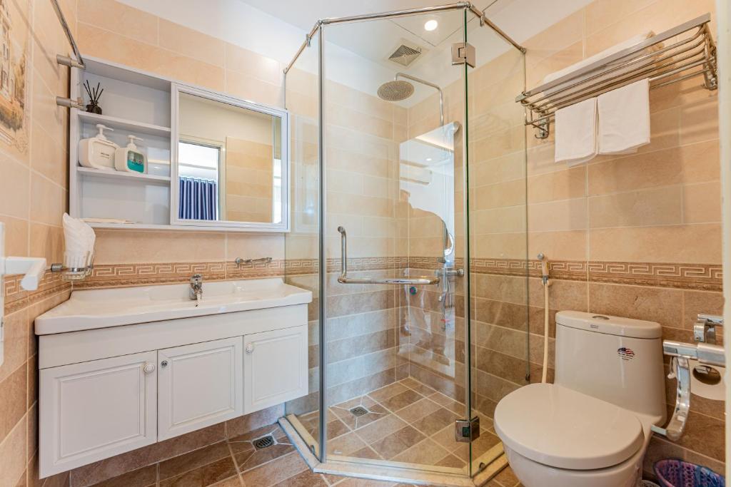 Koupelna v ubytování Moon Hotel 2 Đỗ Quang