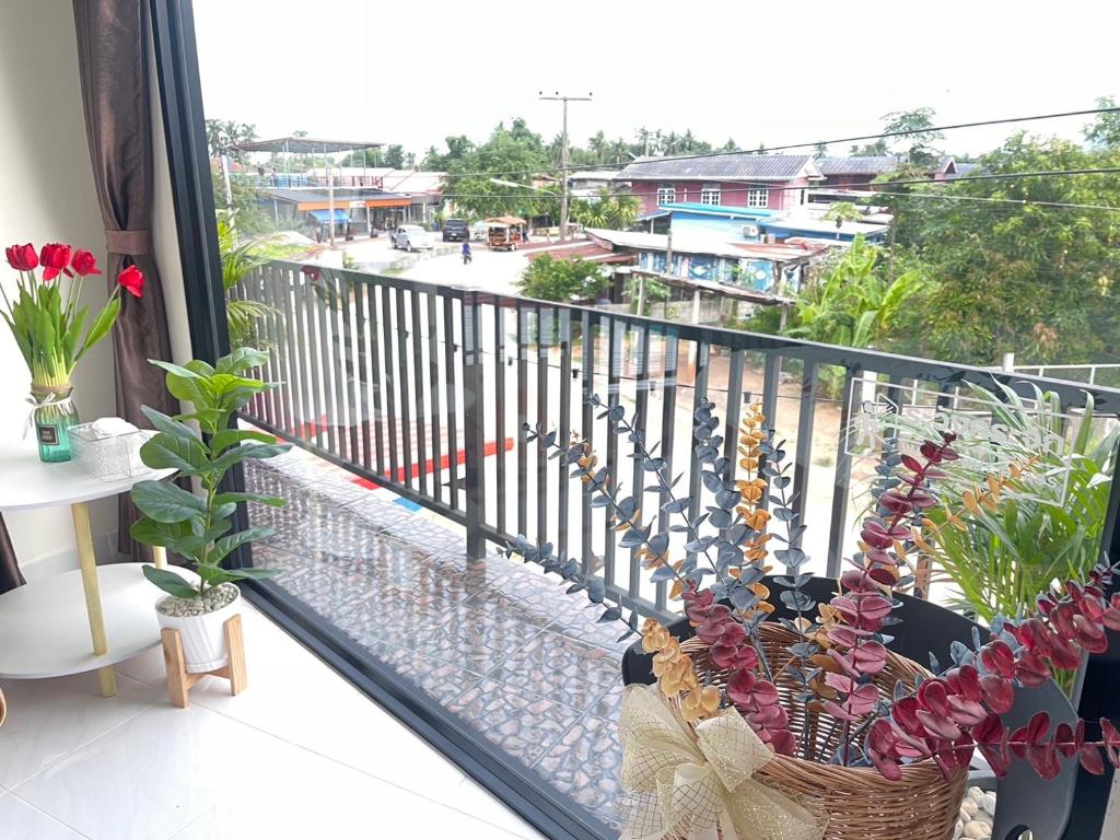 Balkón nebo terasa v ubytování ภูผา เฮ้าส์ รีสอร์ท