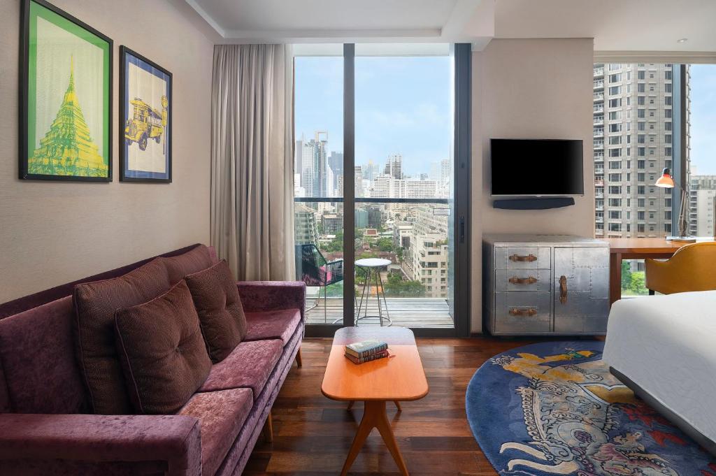 Hotel Indigo Bangkok Wireless Road by IHG - Resim 43