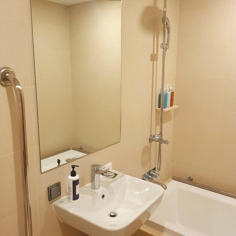Koupelna v ubytování Hotel Skypark Central Seoul Pangyo