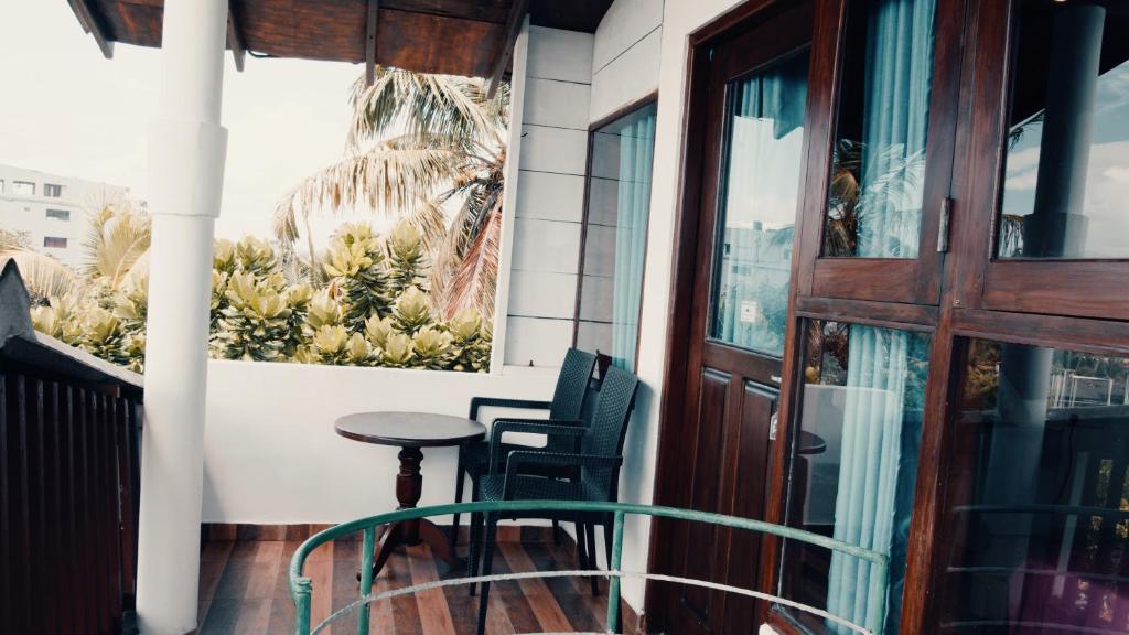 Balkón nebo terasa v ubytování Seashore Mirissa