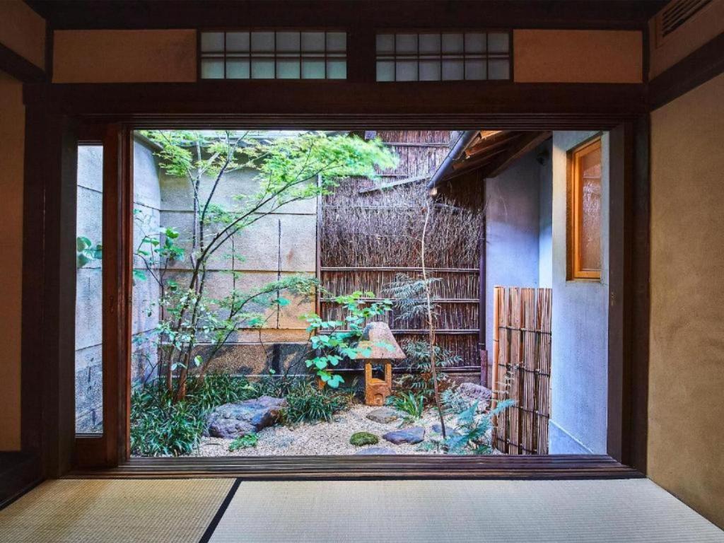 Zahrada ubytování Yasaka no Yado