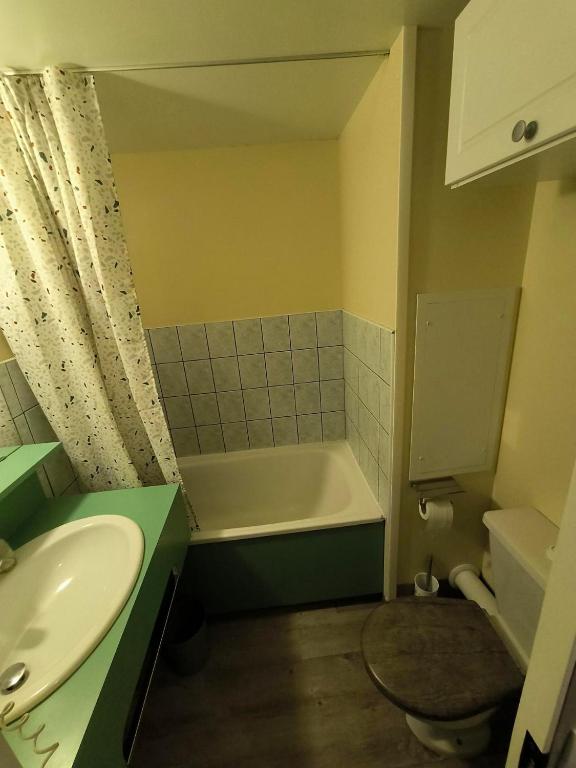 Koupelna v ubytování Roche Blanche Appartements VTI