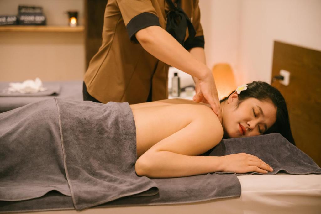 Lázně a/nebo wellness v ubytování Silana Beachfront Hotel & Spa
