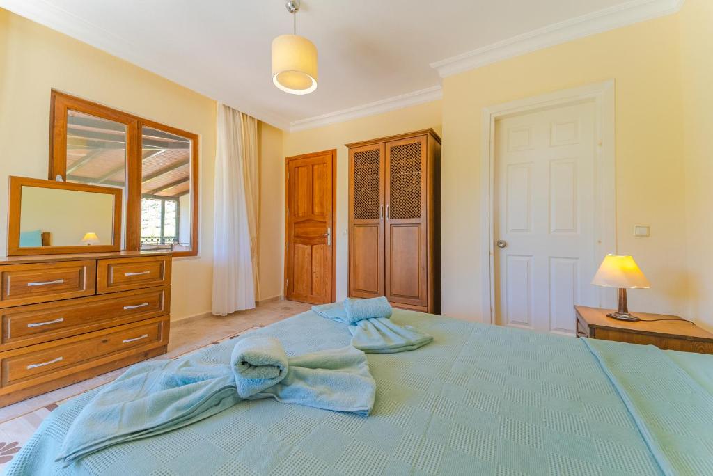 Postel nebo postele na pokoji v ubytování Villa Doğa