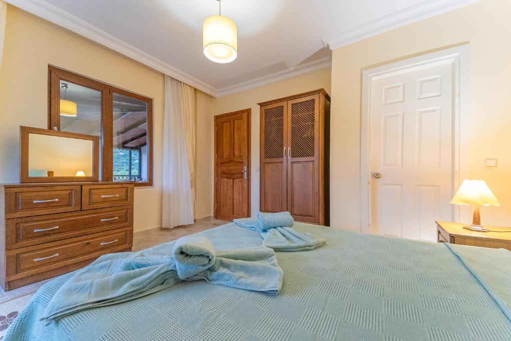 Postel nebo postele na pokoji v ubytování Villa Doğa