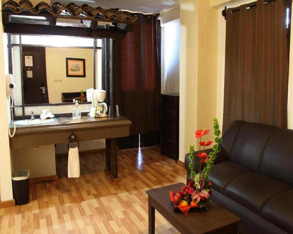 Posezení v ubytování Hotel Misión Xalapa