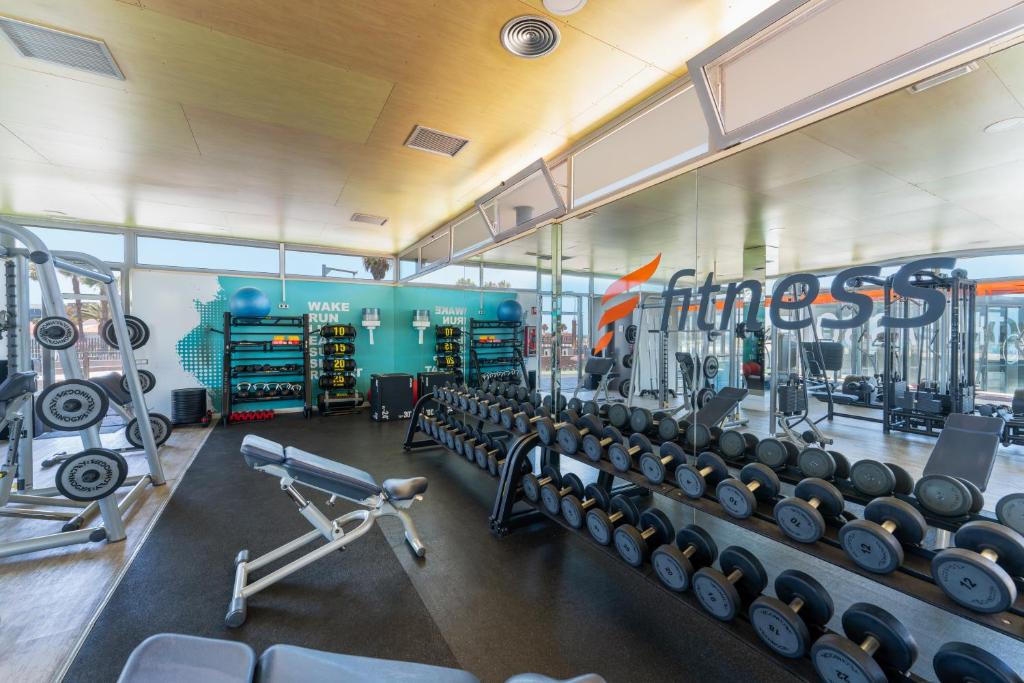 Fitness centrum a/nebo fitness zařízení v ubytování Barceló Fuerteventura Mar