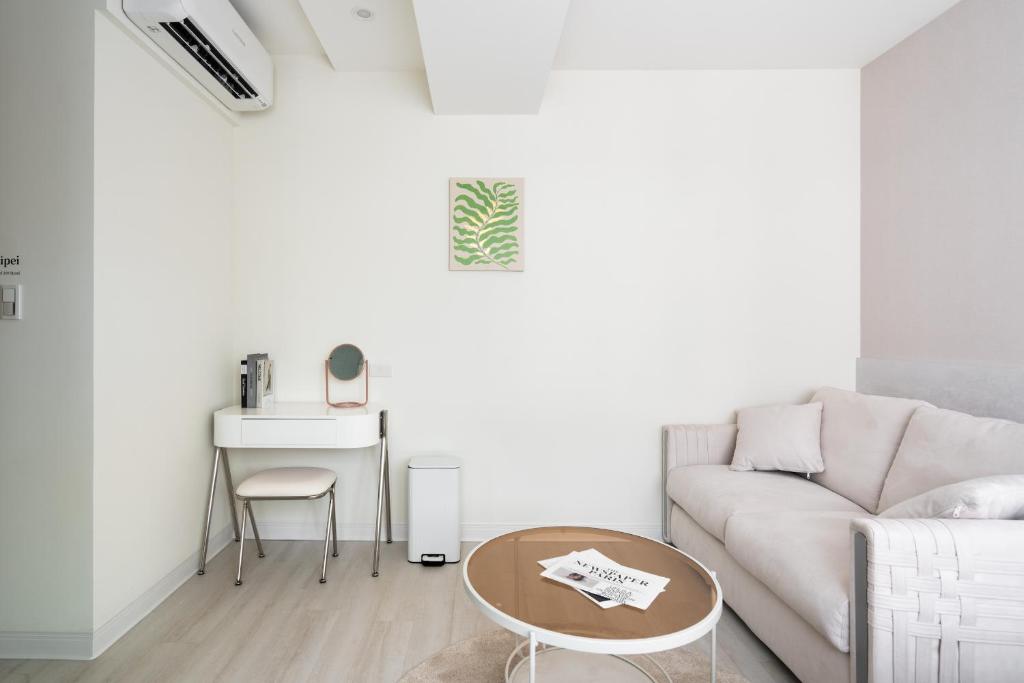 Posezení v ubytování 109台北旅館-台北109青旅 109 Taipei Hotel - Taipei 109 Hostel