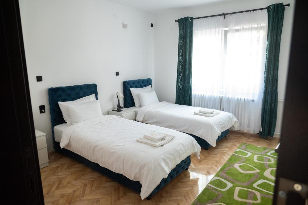 Postel nebo postele na pokoji v ubytování M1-apartments