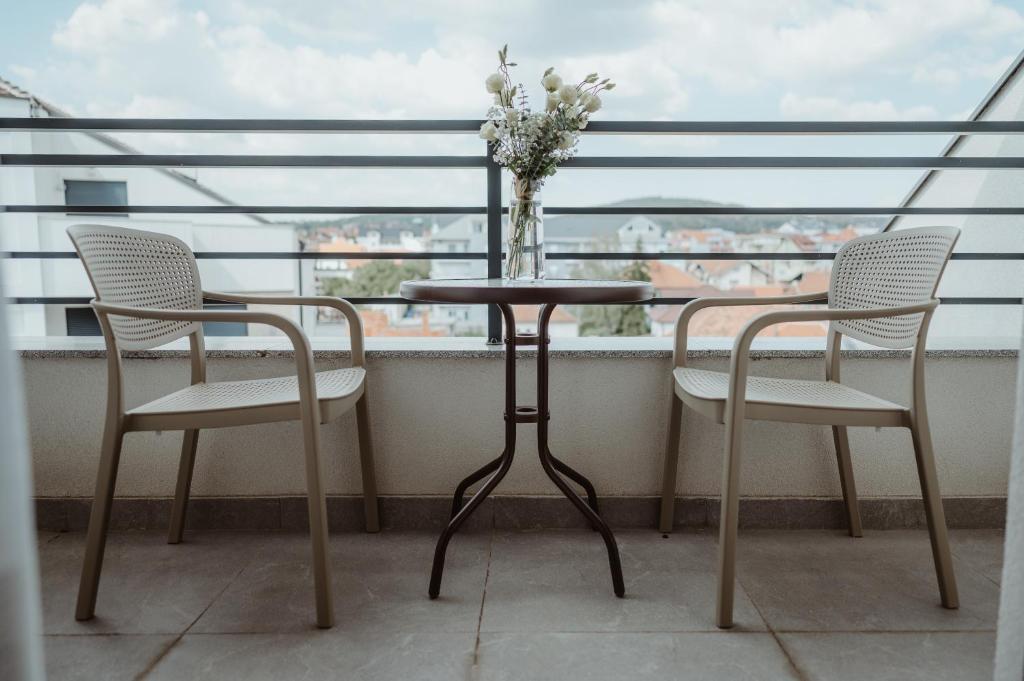 Balkón nebo terasa v ubytování TOP VIEW apartment 46