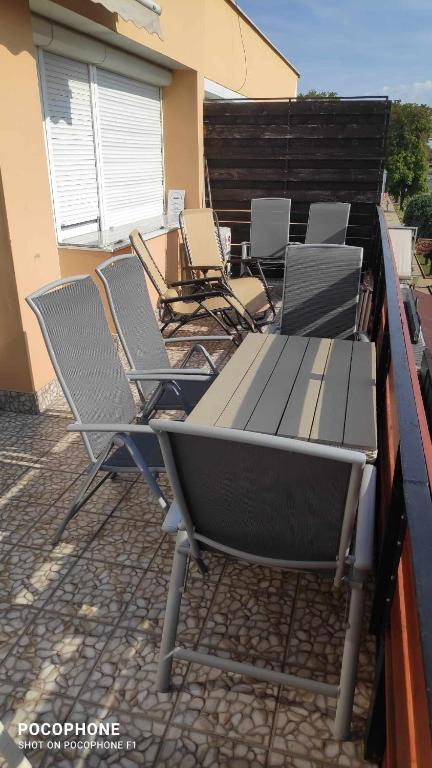 A balcony or terrace at 100 lépés - 100 steps - Apt with huge terrace next to the thermal bath