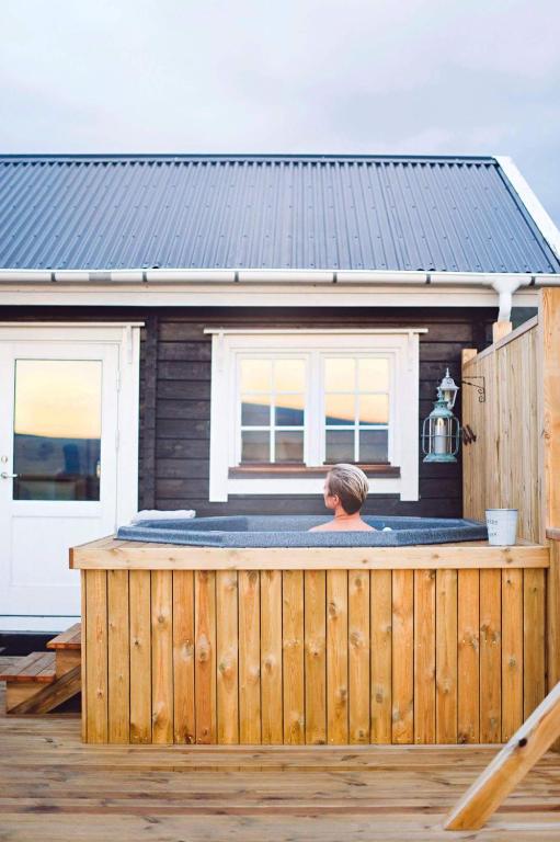 Balkón nebo terasa v ubytování Akurgerði Guesthouse 2 - Country Life Style