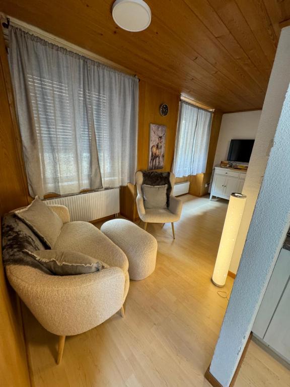 TV a/nebo společenská místnost v ubytování Blue Sky Apartments