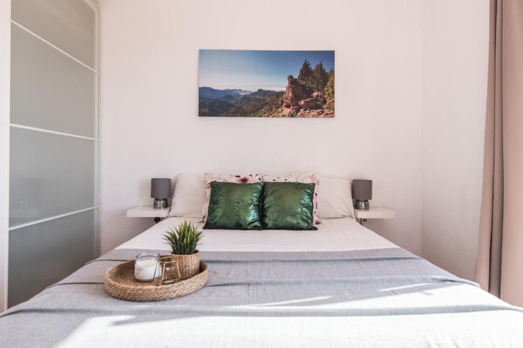Postel nebo postele na pokoji v ubytování Villa Iga Gran Canaria