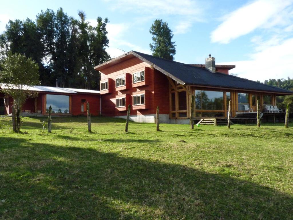 Zahrada ubytování Lodge El Taique