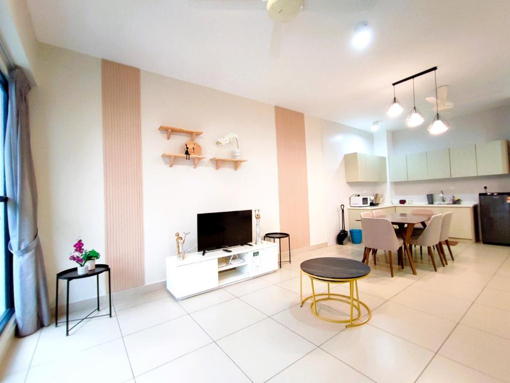 Η κουζίνα ή μικρή κουζίνα στο Muji Home Midhill Genting Highlands Free WiFi