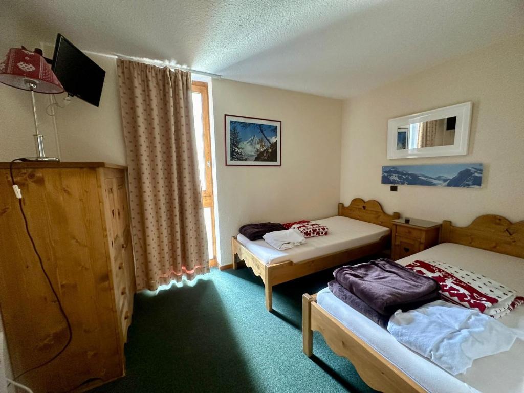 Appartement cosy au cœur de Plagne Bellecôte pour 5, balcon