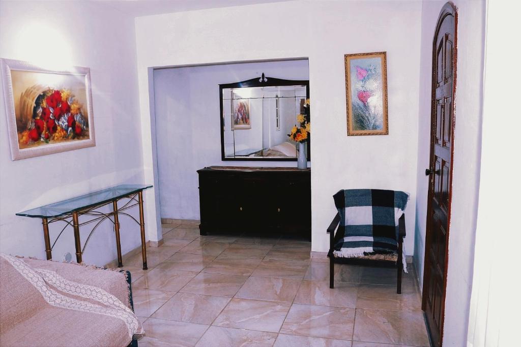 Χώρος καθιστικού στο Casa da praia do Forte Bairro Passagem