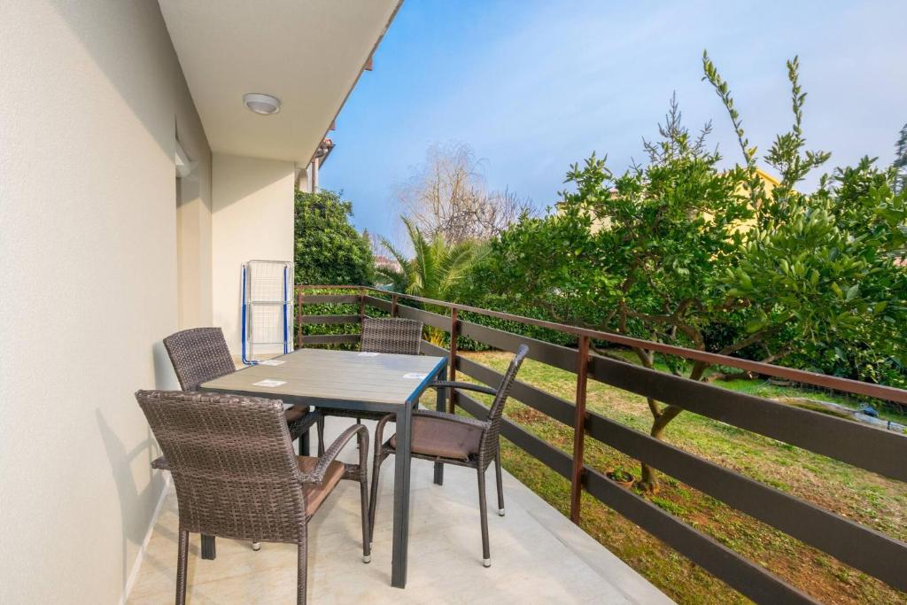 Balkón nebo terasa v ubytování Family house with 2 apartments - Irma