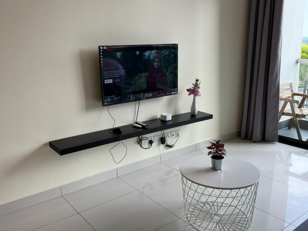 TV a/nebo společenská místnost v ubytování Leisure Home-1Bedroom