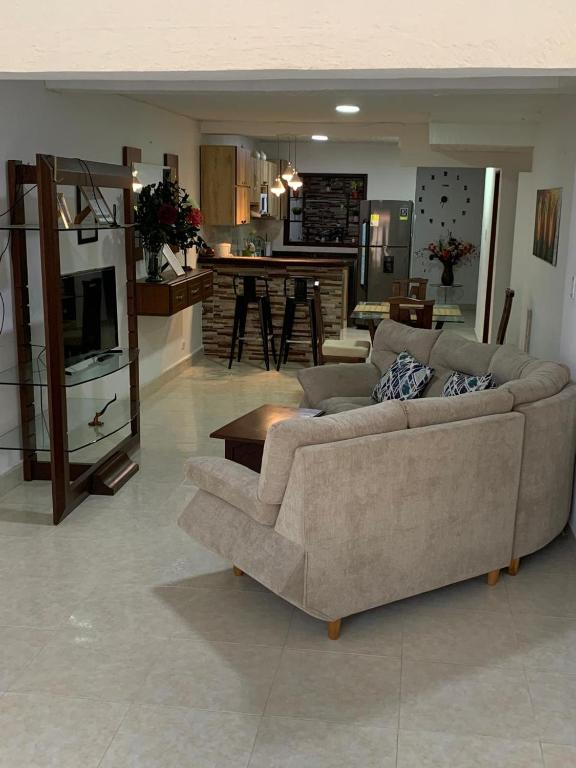 Posezení v ubytování Apartamento confortable, cerca a la Basílica