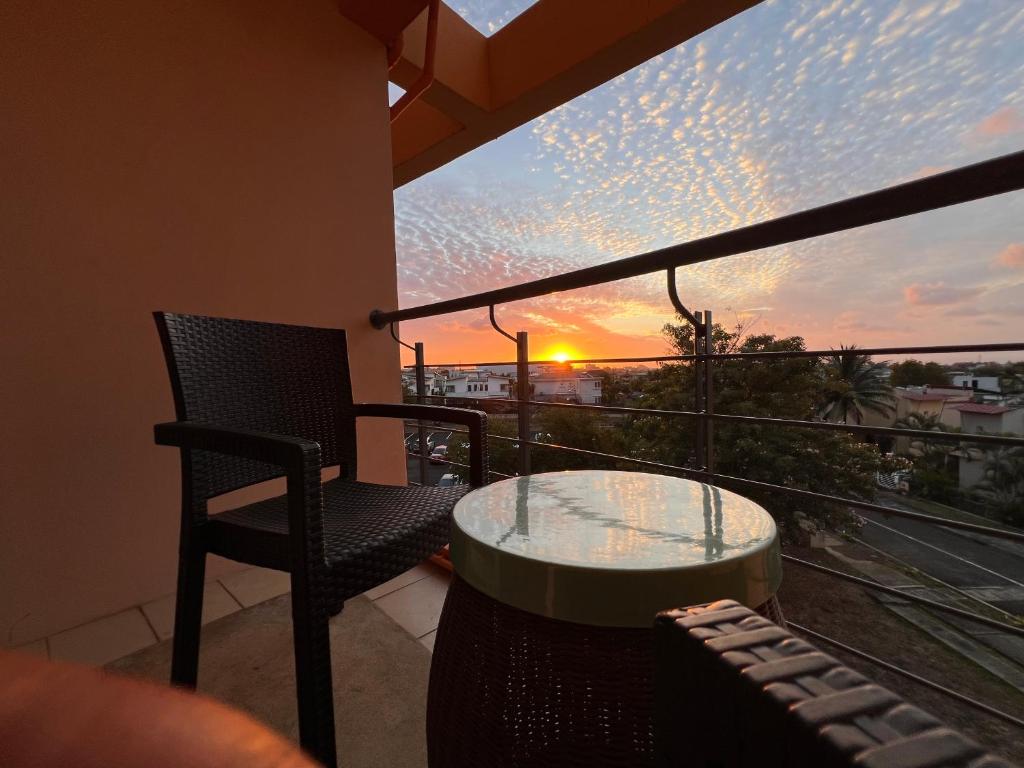 Balkón nebo terasa v ubytování Sunset view