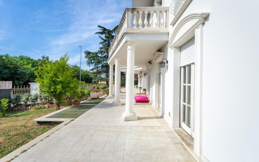 Zahrada ubytování Villa Daniela