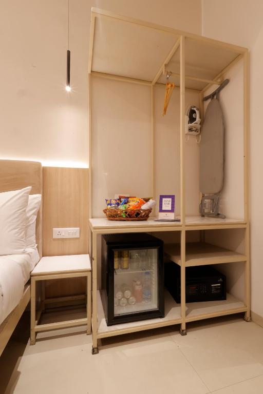Postel nebo postele na pokoji v ubytování HOTEL VARUNA