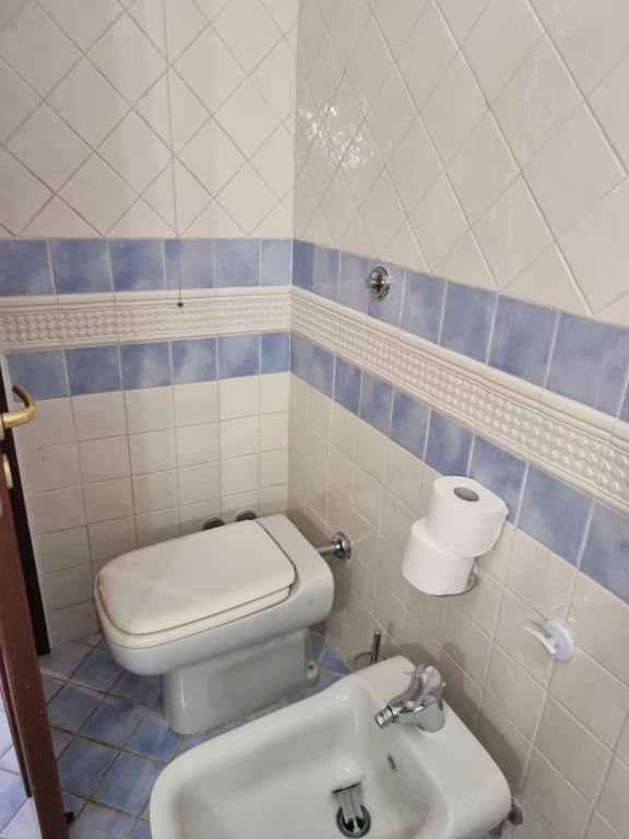 Koupelna v ubytování B&B Casa Roel