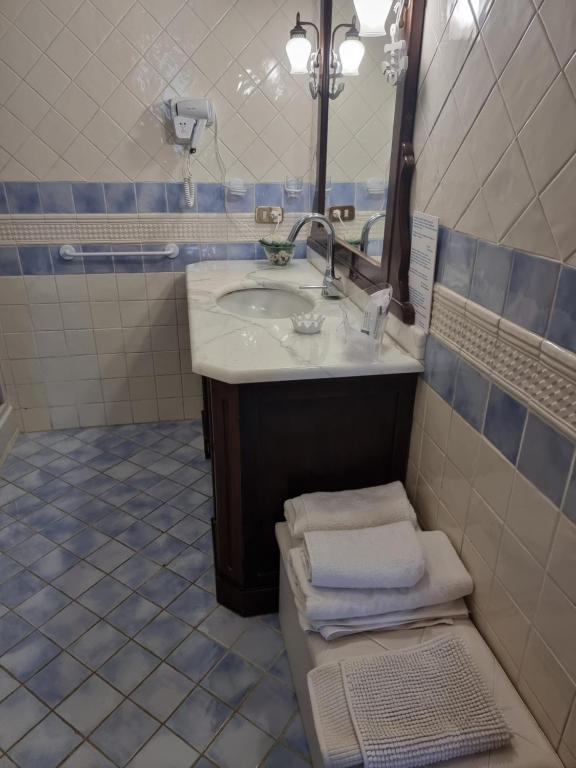 Koupelna v ubytování B&B Casa Roel