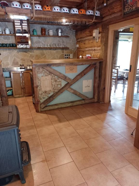 Kuchyňa alebo kuchynka v ubytovaní Štúdio Apartmán Pohoda Čingov Slovenský raj