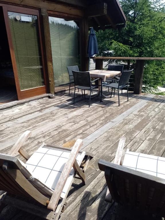 Balkón alebo terasa v ubytovaní Štúdio Apartmán Pohoda Čingov Slovenský raj