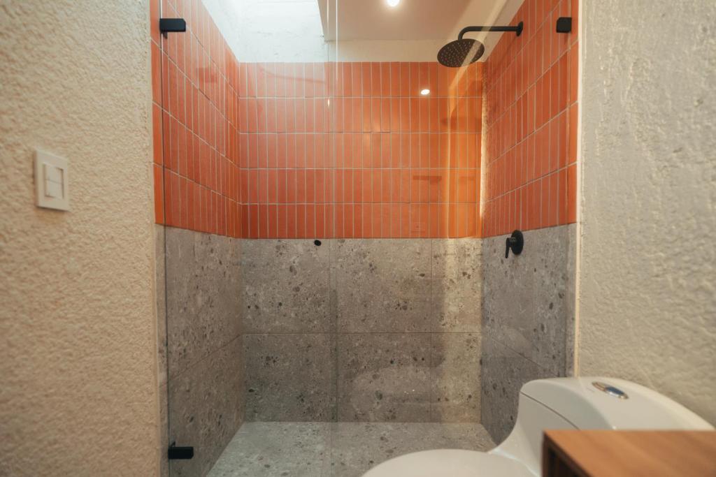 Koupelna v ubytování Hotel Boutique Roomzz Laureles