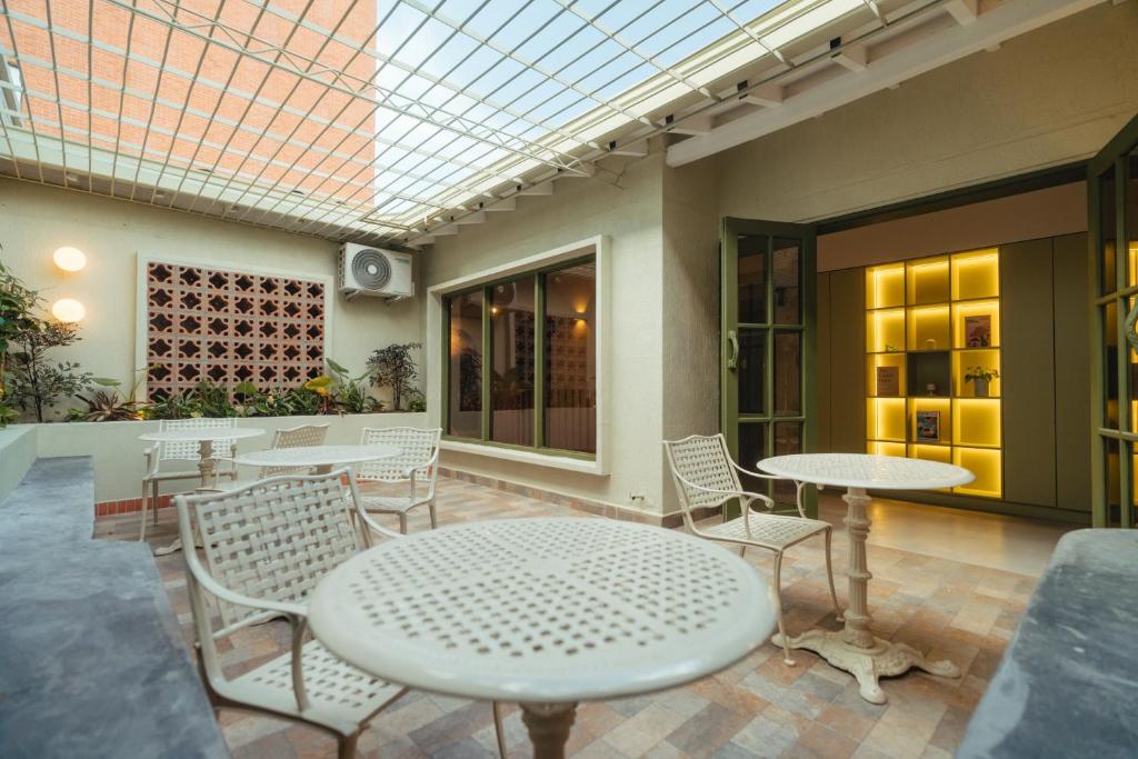 Posezení v ubytování Hotel Boutique Roomzz Laureles