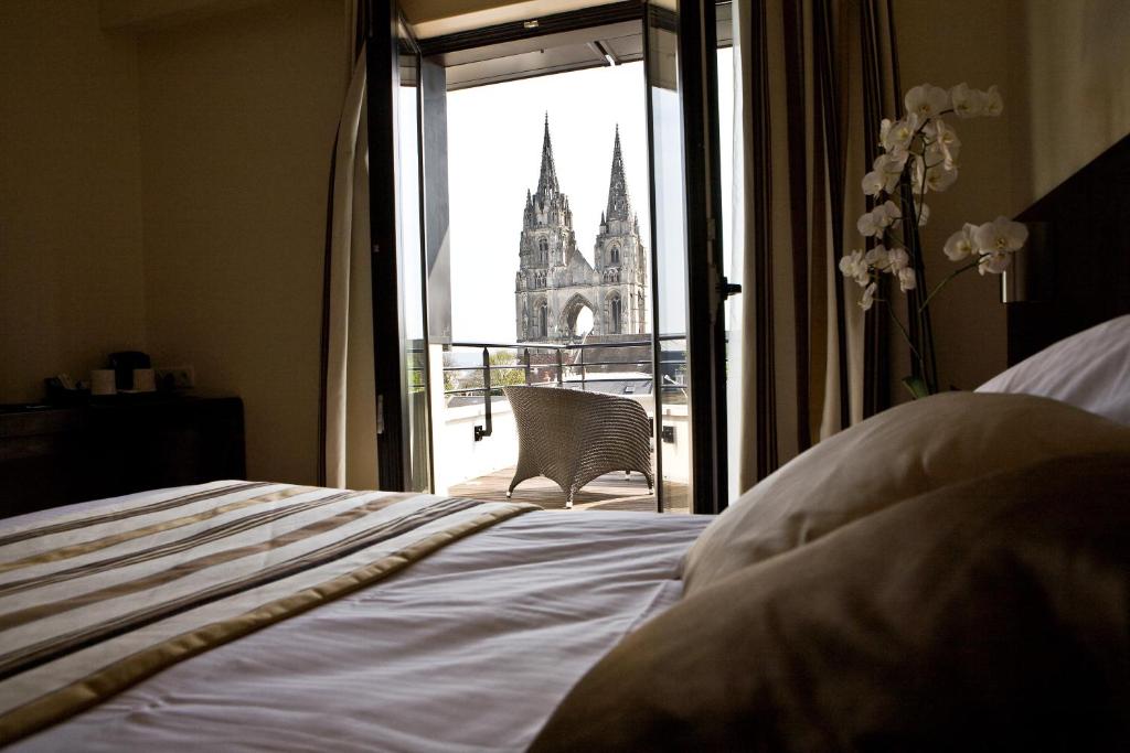 Postel nebo postele na pokoji v ubytování Best Western Plus Hotel des Francs