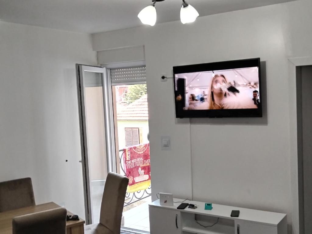 TV a/nebo společenská místnost v ubytování Kidy place