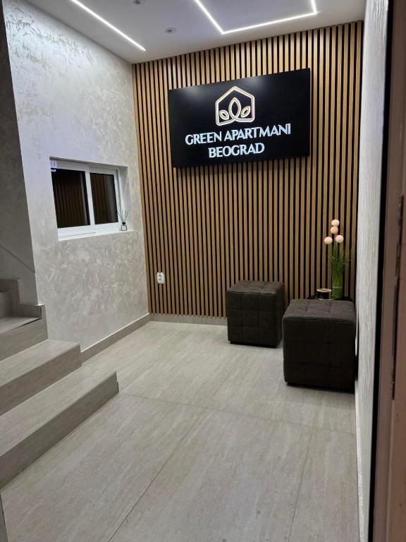 Vstupní hala nebo recepce v ubytování Apartments Green Beograd