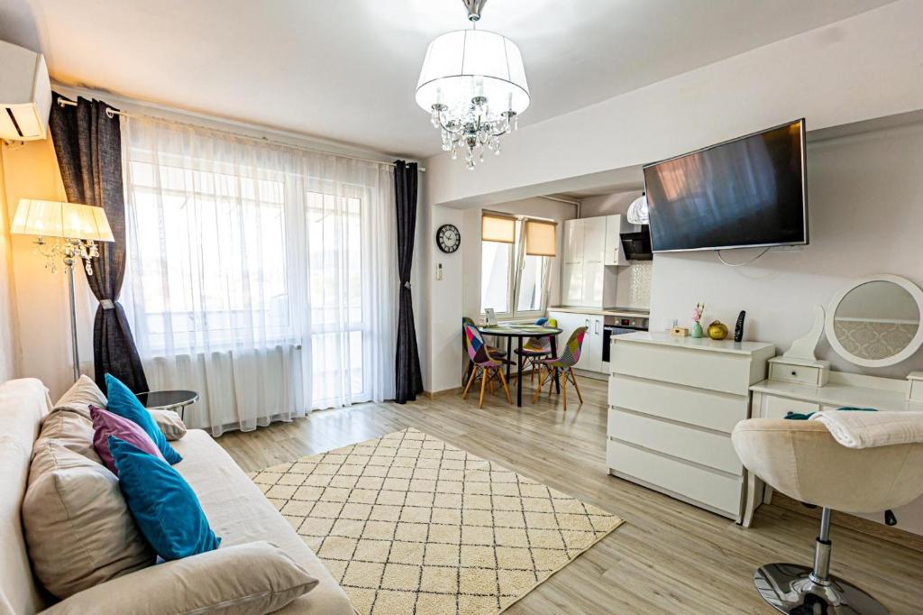 TV a/nebo společenská místnost v ubytování Sia's Apartment