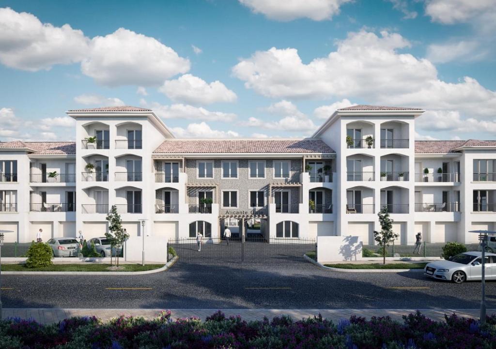 Bygningen som lejligheden ligger i