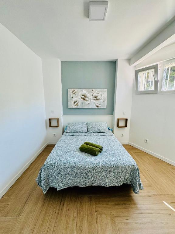 Кровать или кровати в номере Rooms Aguacate