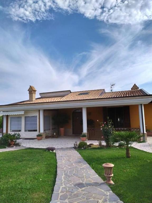 Budova, kde se bed and breakfast nachází