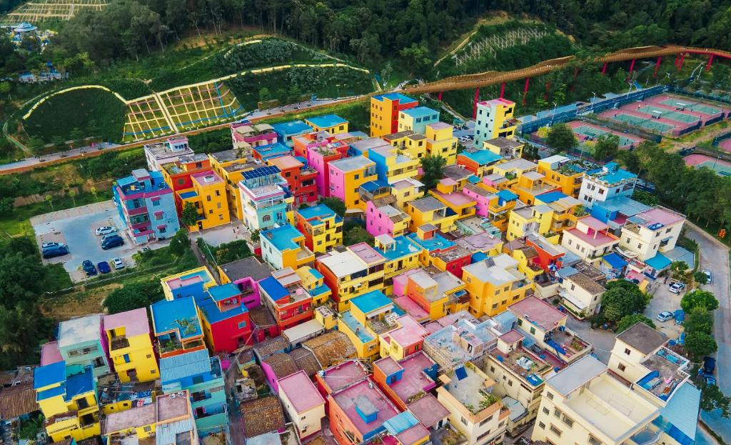Bazén v ubytování Wanda Realm Jiangmen nebo v jeho okolí