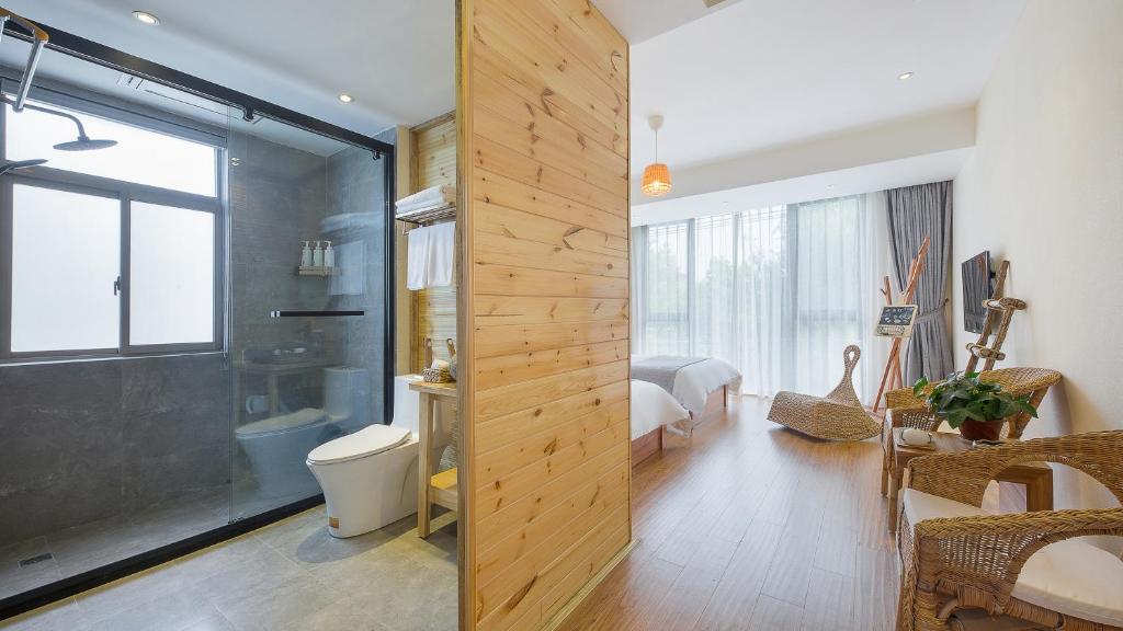 Koupelna v ubytování Dashe Yuanye Boutique Homestay