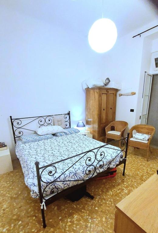 Postel nebo postele na pokoji v ubytování Casa con giardino vicina a tutto